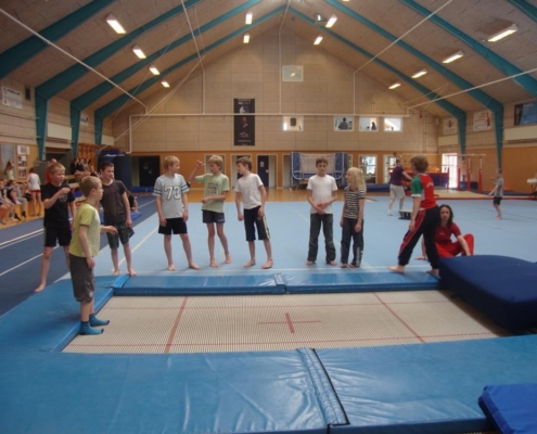Hold 43 ved trampolinen 050510